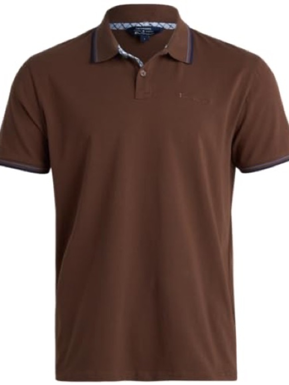 Ben Sherman The Original Men's Polo Shirt - Brown Classic Fit Short-Sleeve Polo
